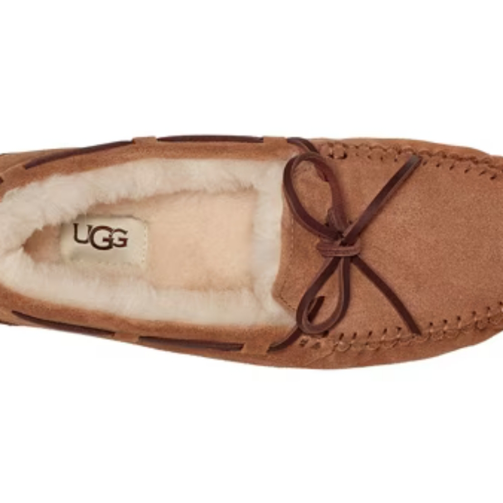 UGG Chestnut Suede Moccasins Dakota Slipper